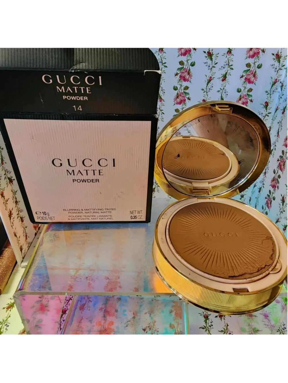 Gucci Matte Powder in shade 14 #gucci #matte